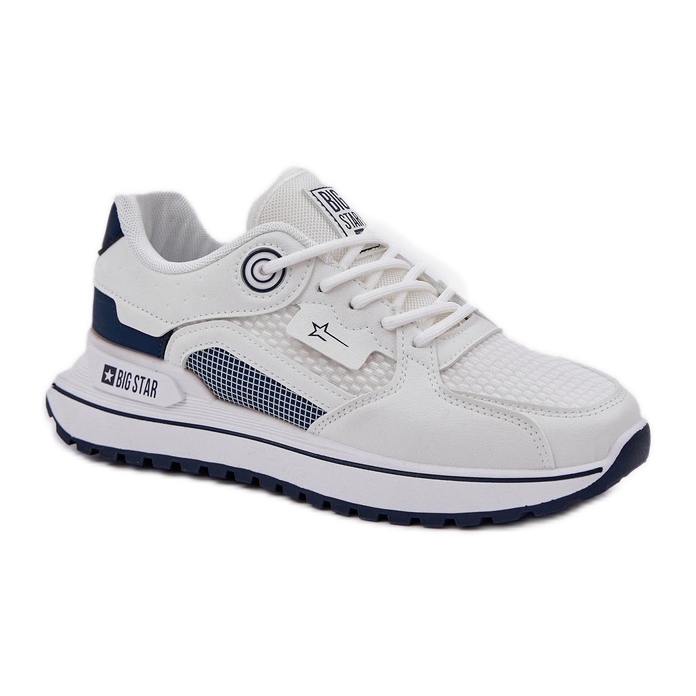 Big Star Pantofi pentru femei Sneakers Star Big NN274A103 Alb cu albastru