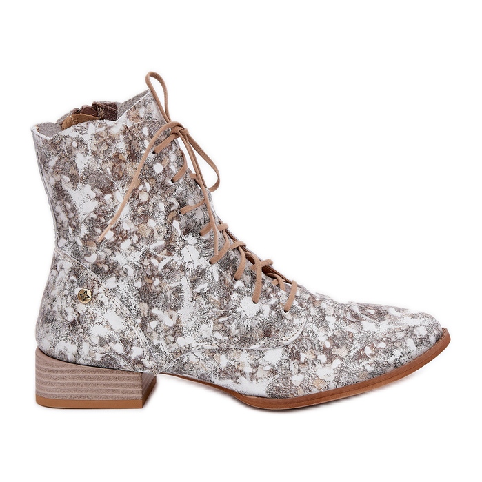 Maciejka Cizme bej cu toc plat, cu toc plat 06391-25 Maciejka Cizme bej cu toc plat, cu toc plat 06391-25