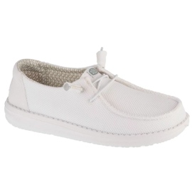 Hey Dude Hei tipule Wendy Stretch Sox 41878-100 Pantofi alb