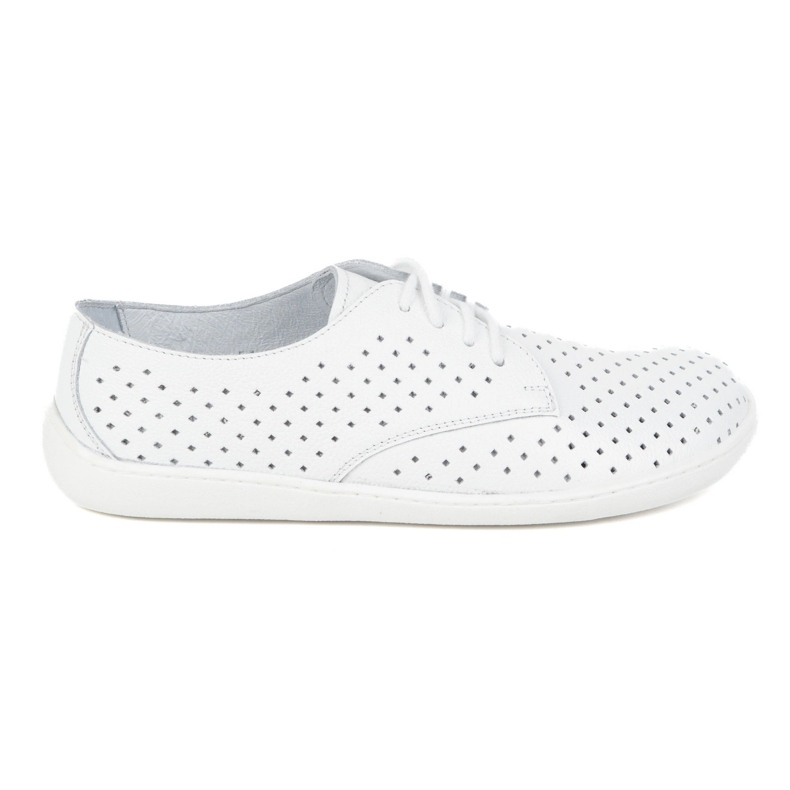 Pollonus Femei din piele Polylonus White Barefoot 5-1288-018 alb