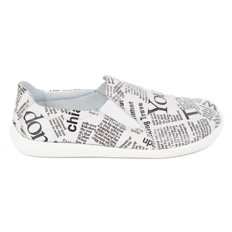 Pollonus Femei din piele desculță alb