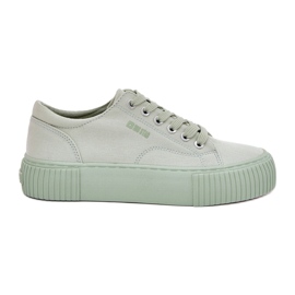 Adidaje materiale pentru femei Big Star RR274408 Stare verde