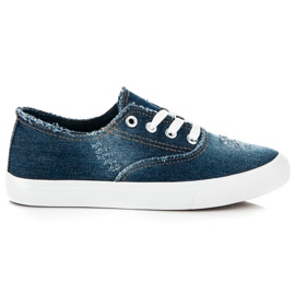 American Club Pantofi de denim albastru