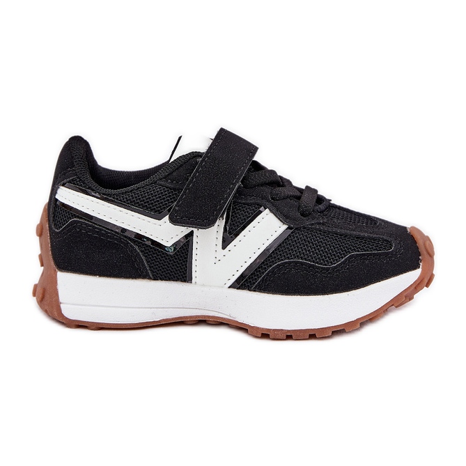Adidași cu velcro pentru copii, negri negru Adidași cu velcro pentru copii, negri negru