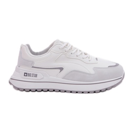 Adidași pentru femei Big Star RR274A213 Sistem alb Hi-Poly