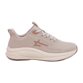Big Star Sneakers Sports Shoes Star Big Women RR274A145 Hi-Polish Beige System bej