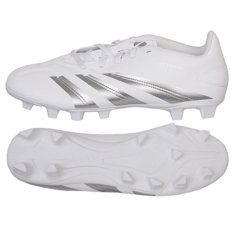 Adidas Predator Club FXG IG7758 Pantofi de fotbal alb