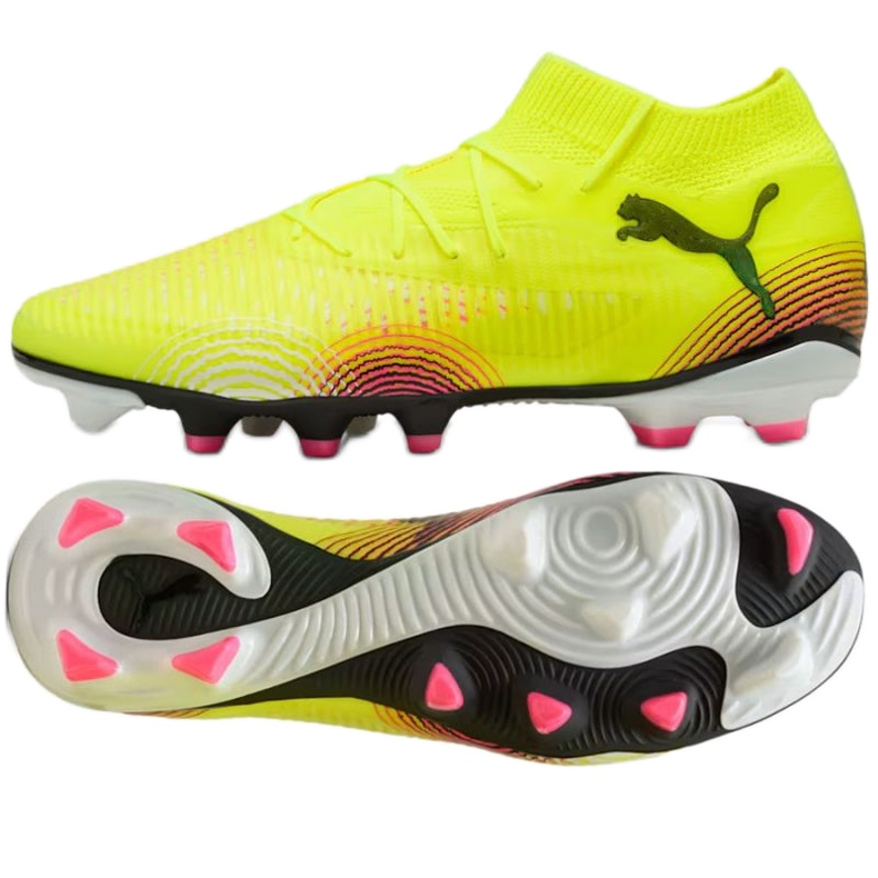 PUMA Future 8 Pro FG/AG 108139-03 Pantofi de fotbal galben