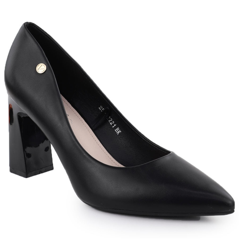 Pompe de femei pe postul decorativ Vinceza Black 62221 negru