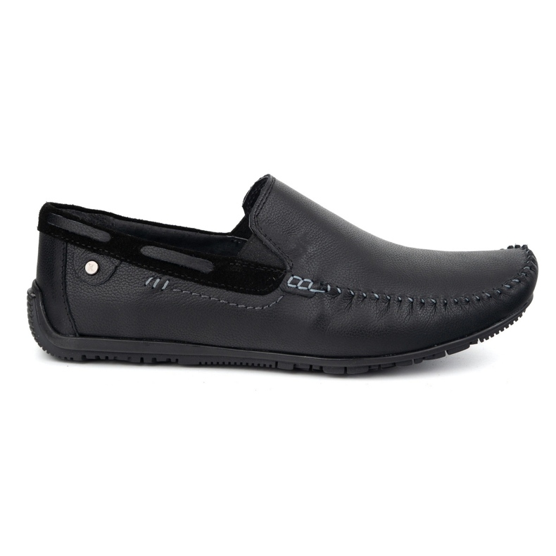KOMODO Plăcile din piele pentru bărbați 920/k/r negru