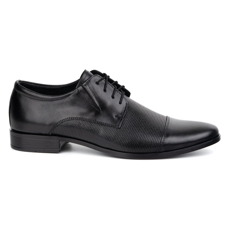 Olivier Pantofi eleganți din piele pentru bărbați 288t2 Negru