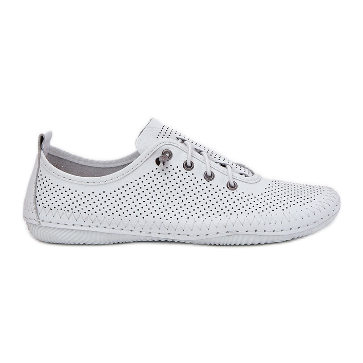 Pantofi pentru femei din piele naturală Artiker 54C0831 Alb