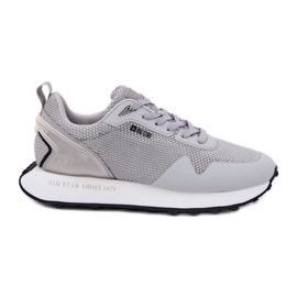 Adidași pentru bărbați pe Big Star RR174358 Sistemul de sistem Hi-Polish Platform System Grey gri
