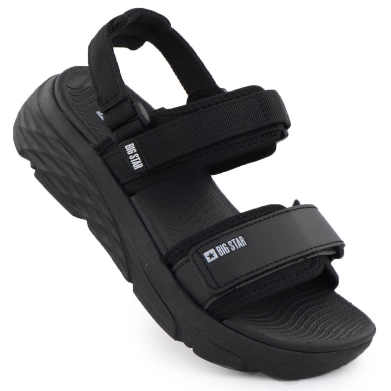 Sandale sportive Velcro pentru femei Big Star RR274A076 negru
