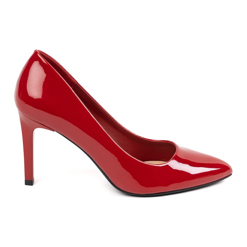 Red Classic Sergio Leone Heels roșu