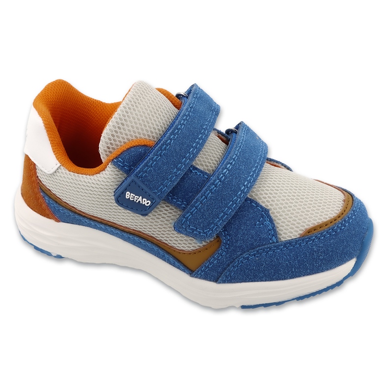 Pantofi sport pentru copii Befado pentru Velcro 514Y024 albastru