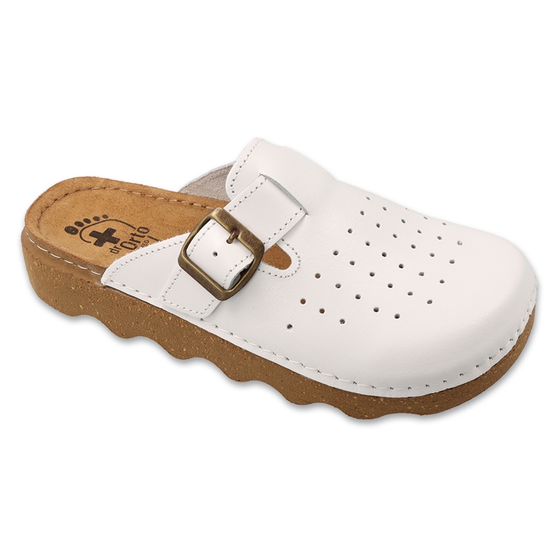 Dr.orto befado papuci pentru femei PU 179d006 White alb