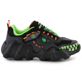 Skechers Skech-a-Saurus-Dino 400112L-BKLM Shine pantofi negru Skechers Skech-a-Saurus-Dino 400112L-BKLM Shine pantofi negru