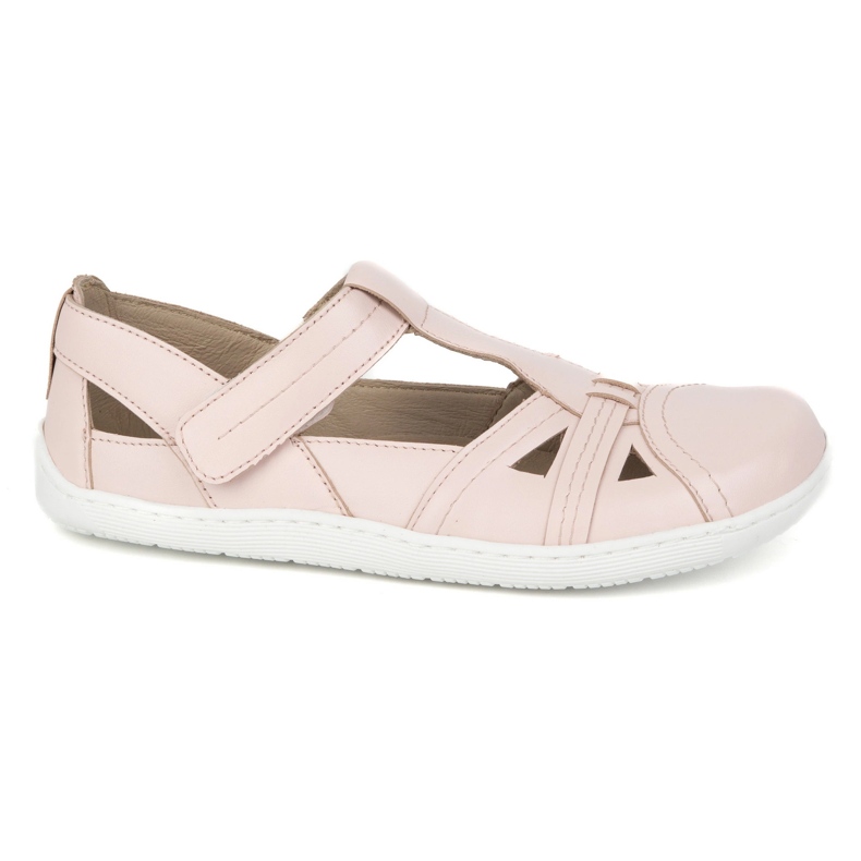 Pantofi desculți pentru femei Ultralekkie jumătate -lane Olivier 1285 Powder Velcro Pink roz Pantofi desculți pentru femei Ultralekkie jumătate -lane Olivier 1285 Powder Velcro Pink roz