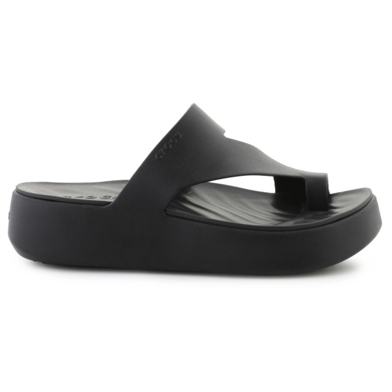 Flip-Flops Crocs Etaway Platform Toe Loop 210834-001 negru