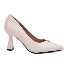 Pompe elegante pe Vinceza extinsă 62222 bej