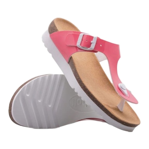 FLIP-FLOPS FEMEI SCHOLL BOA VISA F31247-1209 PINK roz