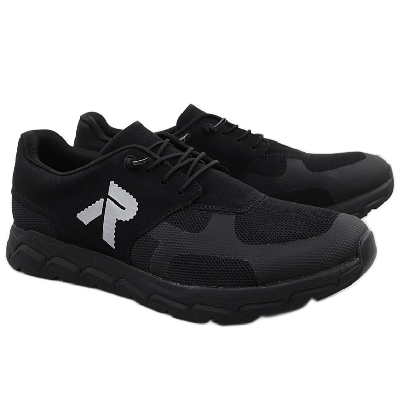 Pantofi sport pentru bărbați Black Rieker 09100-00 negru