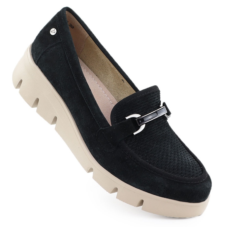Pantofi din piele pentru femei pentru nunți Black Filippo 7002 negru Pantofi din piele pentru femei pentru nunți Black Filippo 7002 negru