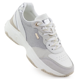 Adidaje din piele pentru femei Evento 8238 gri
