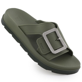 Piscina pentru femei pentru femei Flip Flops cu o clemă verde Zaxy RR285075