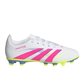 Pantofi de fotbal Adidas Predator FG/MG ID3810 alb