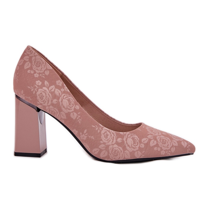 Vinceza Pompe elegante pe Vincez 62223 Pink Post roz