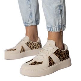 Adidașii pentru femei bej-pantter