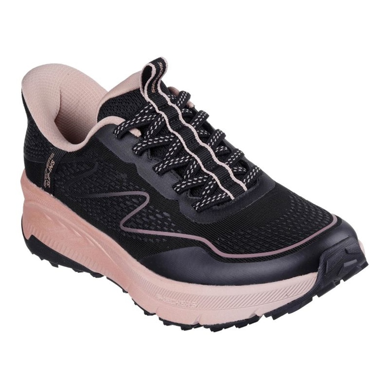 Skechers Slip-Inss Comutați din spate 180157-BKPK Pantofi negru