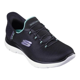 Skechers Slip-Inss Summits Summits Dream Dream 150123-BKTQ negru