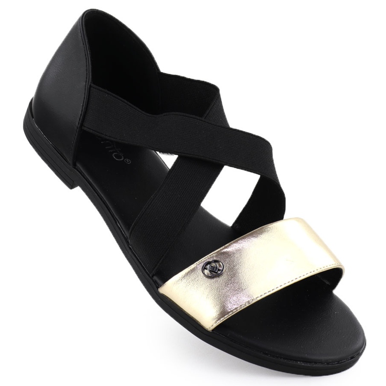 EVento Sandale pentru femei cu ștergătoare negre 3884 negru EVento Sandale pentru femei cu ștergătoare negre 3884 negru