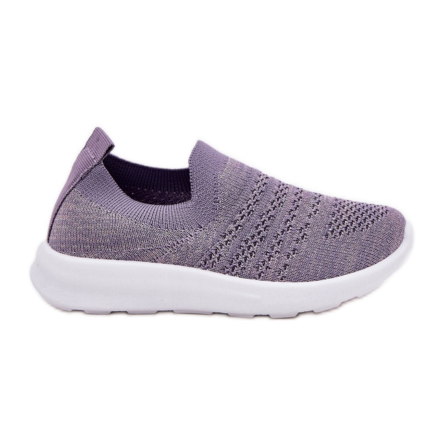 Pantofi sport violet inserați pentru copii