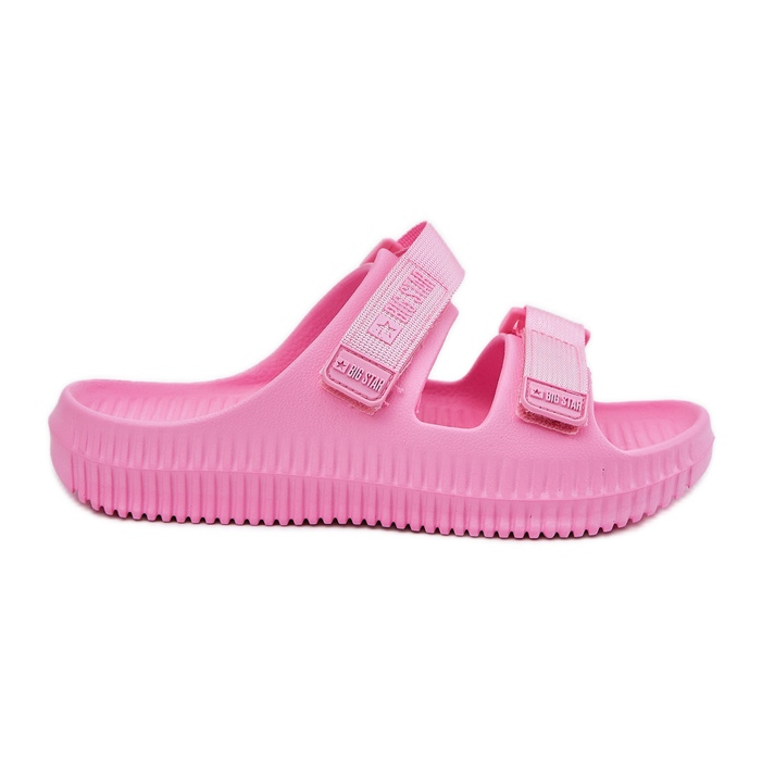 Big Star Flip -uri de spumă pentru femei cu mare stea RR274A528 Pink Velcro roz