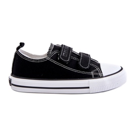 Pantofi pentru copii cu velcro Big Star OO374008 Negri negru Pantofi pentru copii cu velcro Big Star OO374008 Negri negru
