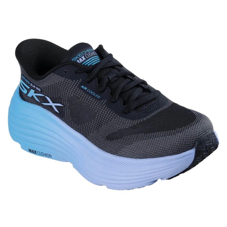 Skechers Slip-Inss Max Cushioning Endeavour-Hallandale 129473-BKBL negru