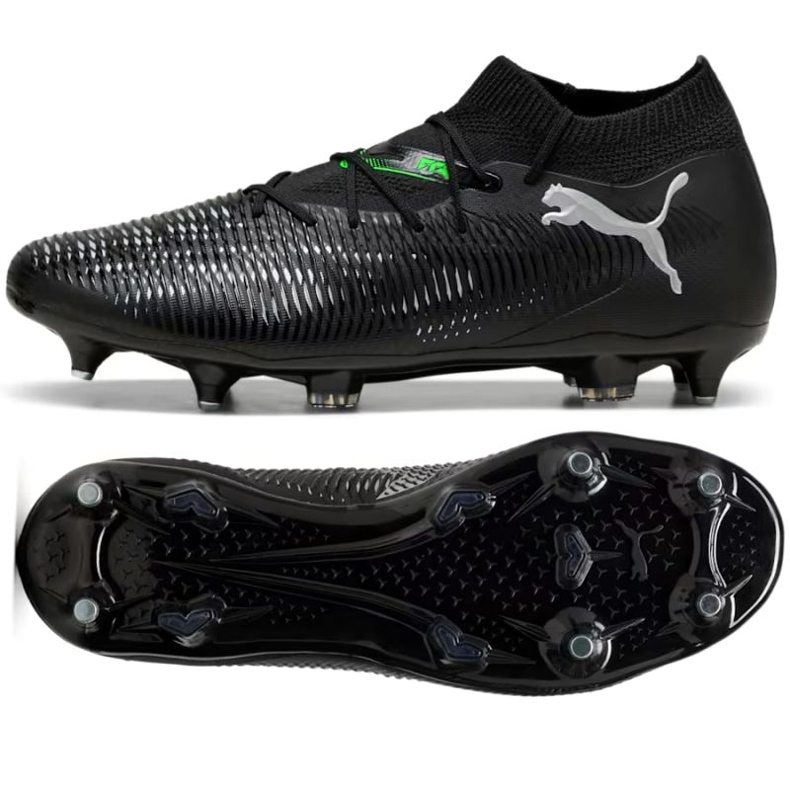 PUMA Future 8 Meci MXSG 108367-02 Pantofi de fotbal negru PUMA Future 8 Meci MXSG 108367-02 Pantofi de fotbal negru