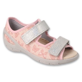 Sandaluri pentru copii Befado PU 063P014 Piele Insert roz