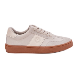 Adidași pentru femei Big Star RR274806 Beige bej Adidași pentru femei Big Star RR274806 Beige bej