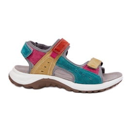 Sandale din piele pentru femei McKeylor 95347 Multikolor multicolor Sandale din piele pentru femei McKeylor 95347 Multikolor multicolor
