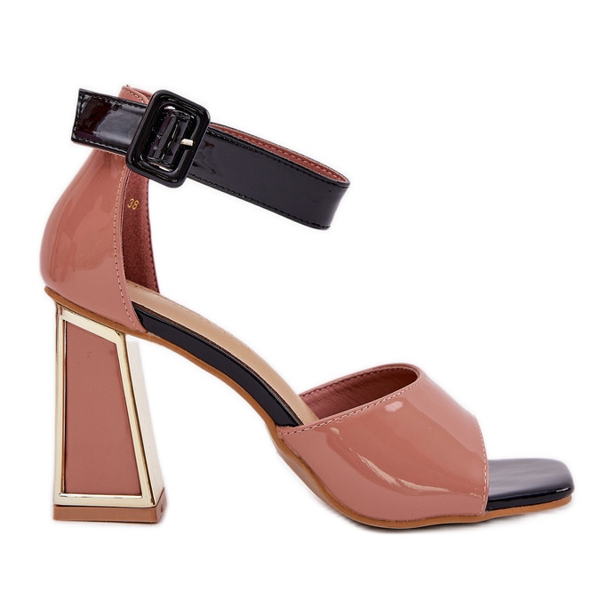 Sandale pentru femei pictate pe Vinceza 20266 Pink Post roz