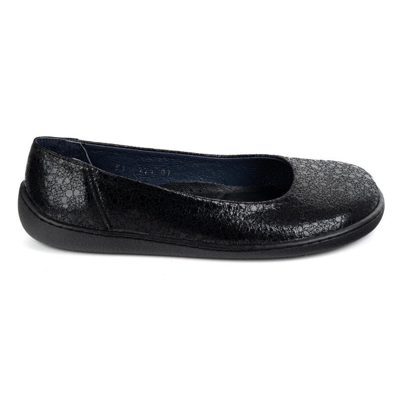 Olivier Pantofii de piele minimalist pentru femei desculță a alunecat 1771pol ochi negri negru