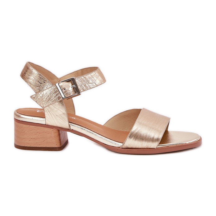 Sandale din piele Maciejka N6802-25 de aur