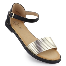 Sandale negre pentru femei Filippo DS6917 negru