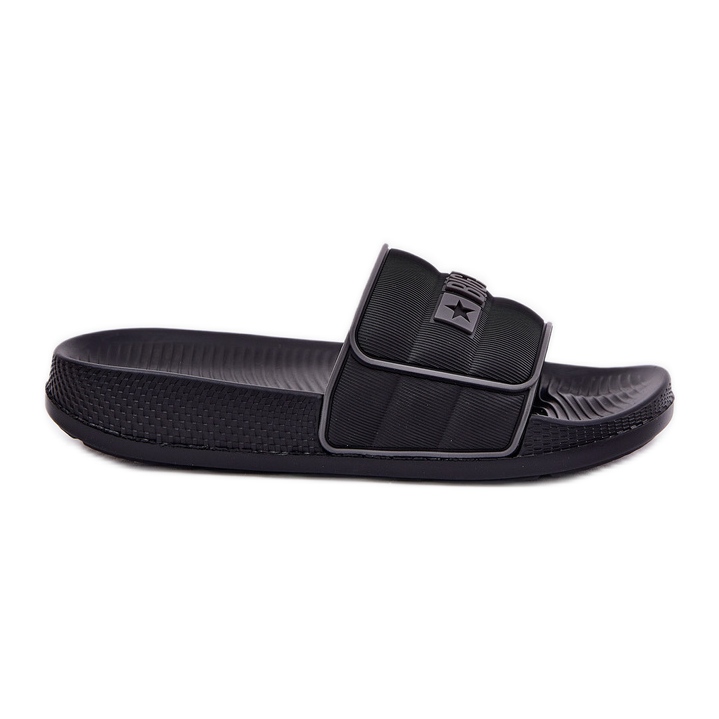 Big Star Star Big Men's RR174A043 Black Flip -Flops negru