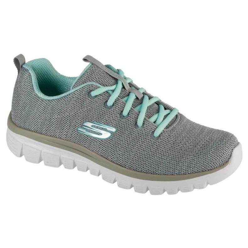 Skechers Twisted Fortune Shoes 12614-Gymn gri Skechers Twisted Fortune Shoes 12614-Gymn gri